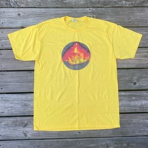 Bright Yellow Tee shirt Thrive on Fire t-shirt